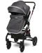Детска количка Lorelli - Alba, Premium Set, Steel Grey - 6t
