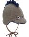 Детска зимна шапка ушанка Sterntaler - Дино, 43 cm, 5-6 месеца - 1t