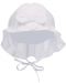Детска шапка с UV 50+ защита Sterntaler - С панделка,  51 cm, 18-24 месеца, бяла - 2t