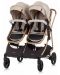 Детска количка за близнаци Chipolino Пясък - Дуо Смарт - 6t