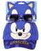 Детски комплект Cerda - Шапка и слънчеви очила, Sonic - 1t