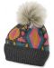 Детска плетена шапка с пискюл Sterntaler - 57 cm, 8+ години - 1t