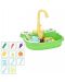 Детска кухненска мивка Ntoys - С течаща вода и аксесоари, Жаба, асортимент - 3t