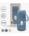 Детски термос със сламка Nuvita - 350 ml, Powder Blue - 5t