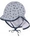 Детска шапка с платка с UV 50+ защита Sterntaler - Със  звездички, 53 cm, 2-4 години - 1t