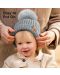 Детска зимна шапка KeaBabies - 6-36 месеца, сива, 2 броя - 5t