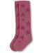 Детски памучен чорапогащник Sterntaler - На звездички,  80 cm, 8-9 месеца, розов - 1t