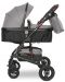 Детска количка Lorelli - Alba, Premium Set, Opaline Grey - 4t