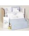 Спален комплект с балдахин Dizain Baby - Кола, 8 части, 60 х 120 - 1t