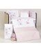 Dizain Baby Спален комплект 10 части с бродерия Зайчета розови Изберете размер 70/140 см - 1t