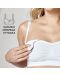 Дишащ сутиен за бременност и кърмене Medela - Keep Cool, бял - 8t
