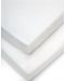 Долен чаршаф с ластик за легло Mamas & Papas - White, 2 броя, 70x142 cm  - 1t