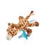 Dr. Brown's Плюшена играчка-държач Жираф със синя силиконова залъгалка - 1t