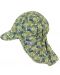 Двулицева шапка с UV 50+ защита Sterntaler - С козирка и платка, 49 cm, 12-18 месеца - 1t