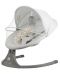 Електрическа люлка и шезлонг Kinderkraft - Lumi 2, Light grey - 5t