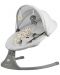 Електрическа люлка и шезлонг Kinderkraft - Lumi 2, Light grey - 1t