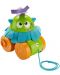 Детска играчка за дърпане Fisher Price - Шареното чудовище - 4t