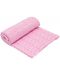Бебешко плетено одеяло EKO - Розово, 90 х 80 cm - 1t