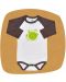 For Babies Боди с реглан ръкав - Your green world размер 3-6 месеца - 1t