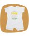 For Babies Бебешко гащеризонче с къс ръкав - Слънце Изберете размер 1-3 месеца - 1t