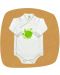 For Babies Боди с камизолка дълъг ръкав - Your green world размер 0-1 месеца - 1t