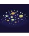 Фосфоресциращи стикери Brainstorm Glow - Звезди и планети, 43 броя - 2t