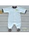 For Babies Бебешко гащеризонче с предно закопчаване - Мишле размер 6-12 месеца - 1t
