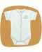For Babies Боди с предно закопчаване къс ръкав - Organic Изберете размер 0 месеца - 1t