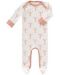 Бебешка цяла пижама с ританки Fresk - Lobster, розова, 0-3 месеца - 1t