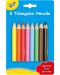 Триъгълни цветни моливи Galt - 8 броя - 1t