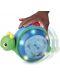 Играчка за бутане Bright Starts - Roll & Glow Snail, със светлини  - 3t