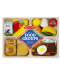 Игрален комплект Melissa & Doug - Дървени хранителни продукти - 3t