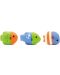 Играчки за баня Munchkin - Рибки, промяна на цвета, 3 броя - 3t