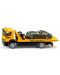 Метална количка Siku Super - Авариен камион с ремарке и автомобил, 1:55 - 1t