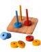 Игра за нанизване Smart Baby - Върху три вертикални цветни оси - 1t