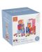 Игрален комплект Orange Tree Toys - Кубчета и колички - 1t