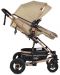 Moni Комбинирана детска количка Gigi с люлеещ механизъм Бежова - 5t