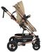 Moni Комбинирана детска количка Gigi с люлеещ механизъм Бежова - 4t