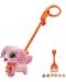 Интерактивна играчка Hasbro FurReal Poopalots - Акащи животни, розово куче - 2t