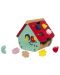 Дървена играчка за сортиране Janod - Горска къща - 2t