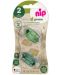 Каучукови залъгалки NIP Green - Cherry, зелени, 6 м+, 2 броя - 6t