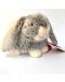 Плюшена играчка Keel Toys - Зайче, сиво, 18 cm - 1t