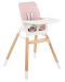 Kikkaboo Стол за хранене Modo 2 в 1, Pink - 1t