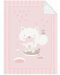 Kikkaboo Супер меко бебешко одеяло с шерпа Polar Fisher 110/140 см розово - 1t