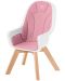 Столче за хранене 2 в 1 KinderKraft Tixi - Розово - 4t