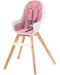 Столче за хранене 2 в 1 KinderKraft Tixi - Розово - 3t
