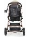 Комбинирана бебешка количка Moni - Ciara, бежова с черно - 5t
