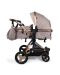 Комбинирана детска количка Moni - Veyron, бежова - 4t