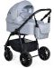 Комбинирана детска количка 2в1 Baby Giggle - Torino, светлосива - 1t