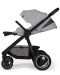 Комбинирана бебешка количка 2 в 1 KinderKraft - Everyday, светлосива - 6t